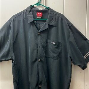 Oakley Black Casual Button Down Shirt